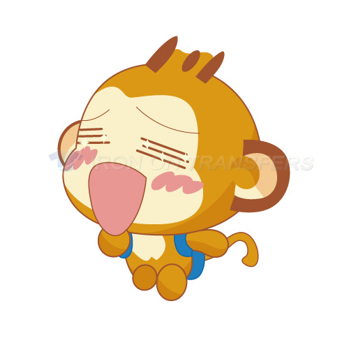 Monkey Iron-on Stickers (Heat Transfers)NO.8690